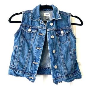 Old Navy denim vest size 8